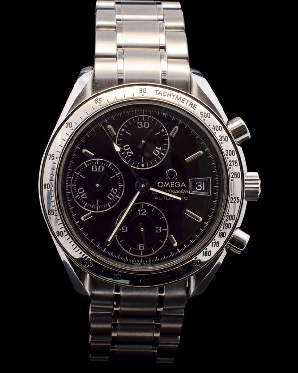 Omega Speedmaster Date 39MM Black Dial Steel Bracelet (3513.50.00)