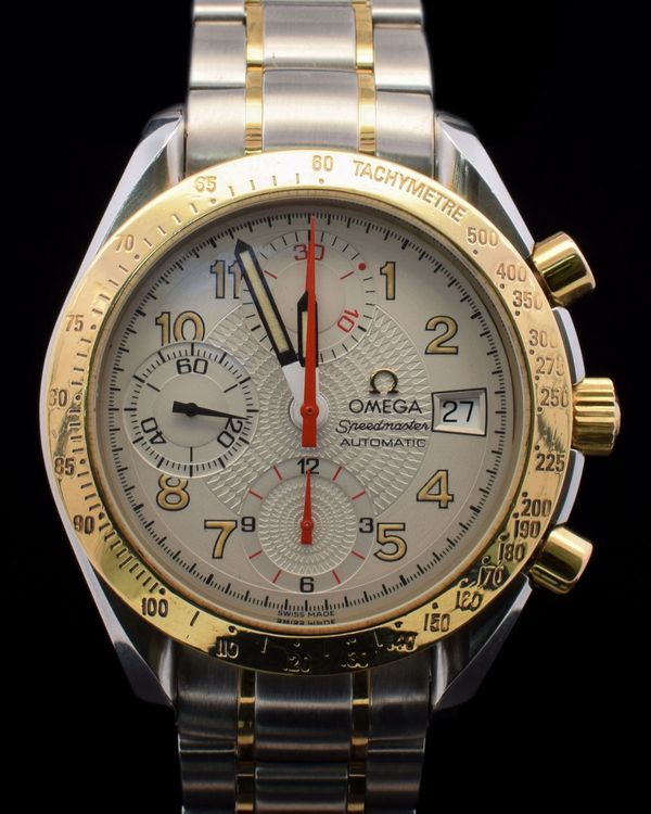 Omega Speedmaster 39MM Silver Dial Two-Tone Bracelet (3313.33)