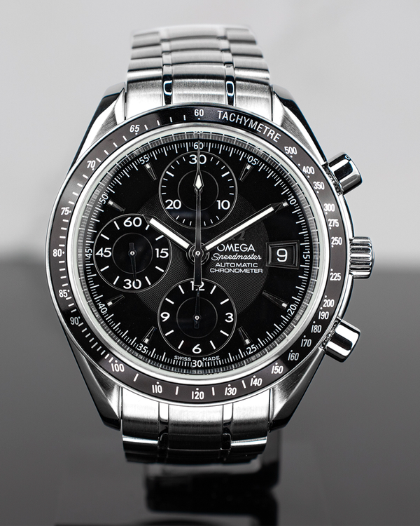 Omega Speedmaster Date 40MM Black Dial Steel Bracelet (3210.50.00)
