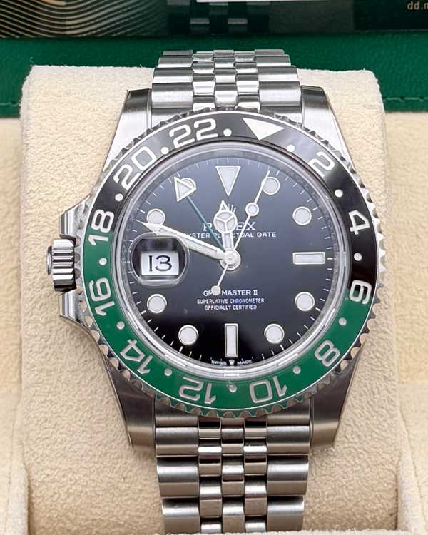 2022 Rolex GMT-Master II "Sprite" 40MM Black Dial Jubilee Bracelet (126720VTNR)