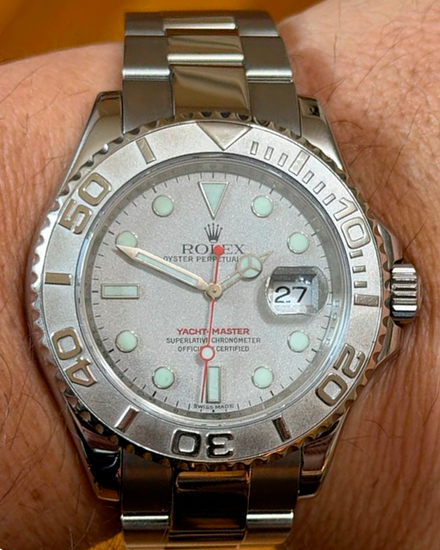 2011 Rolex Yacht-Master 40MM Silver Dial Oyster Bracelet (16622)