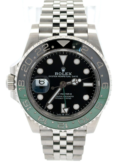 2023 Rolex GMT-Master II "Sprite" 40MM Black Dial Jubilee Bracelet (126720VTNR)
