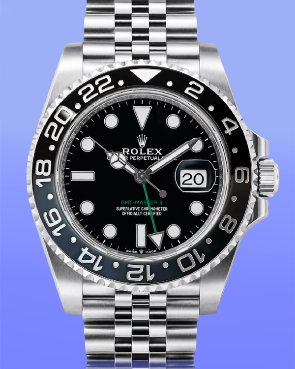 2026 Rolex GMT-Master II "Bruce Wayne" 40MM Black Dial Jubilee Bracelet (126710GRNR)