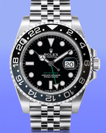 2026 Rolex GMT-Master II "Bruce Wayne" 40MM Black Dial Jubilee Bracelet (126710GRNR)