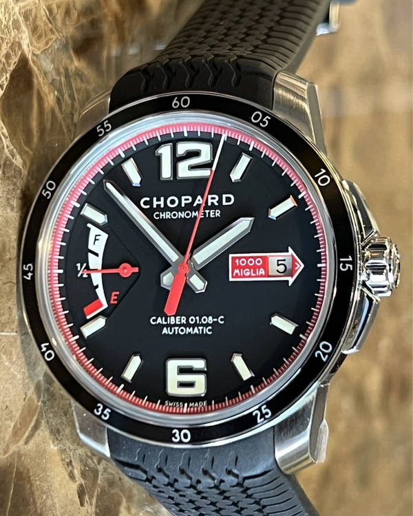 2024 Chopard Mille Miglia GTS Power Control 43MM Black Dial Rubber Strap (168566-3001)