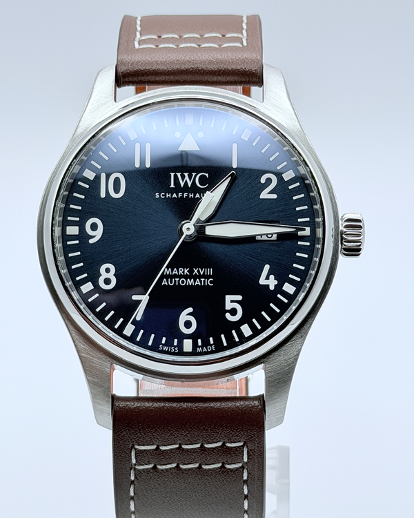 IWC Pilot Mark XVIII "Le Petit Prince" 40mm Blue Dial Leather Strap (IW327004)