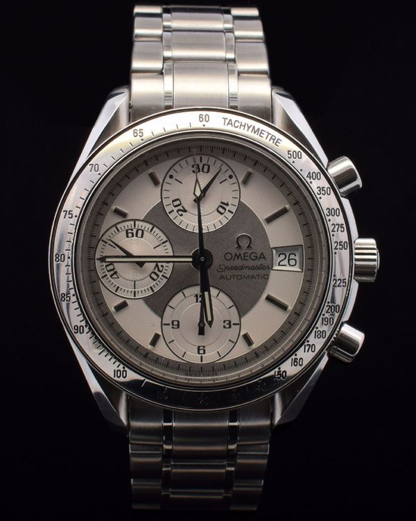 Omega Speedmaster Date 39MM Silver Dial Steel Bracelet (3513.30.00)