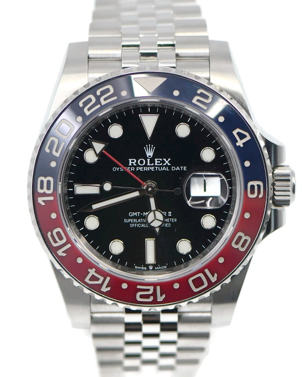 2020 Rolex GMT-Master II "Pepsi" 40MM Black Dial Jubilee Bracelet (126710BLRO)