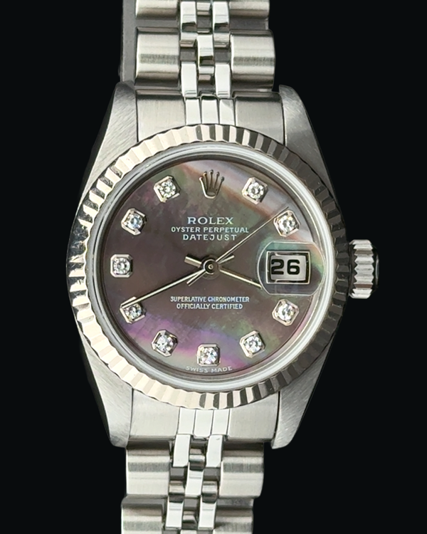 2002 Rolex Lady-Datejust 26MM Aftermarket Tahitian Mother of Pearl Dial Jubilee Bracelet (79174)