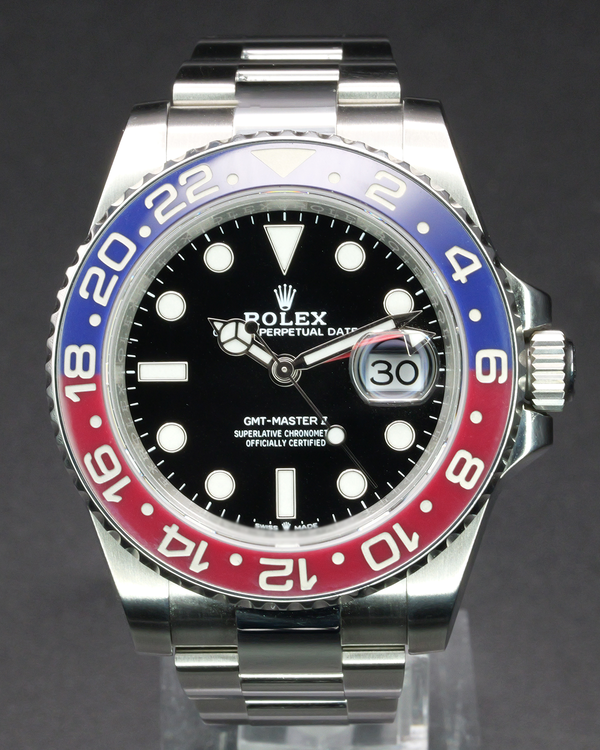2025 Rolex GMT-Master II "Pepsi" 40MM Black Dial Oyster Bracelet (126710BLRO)