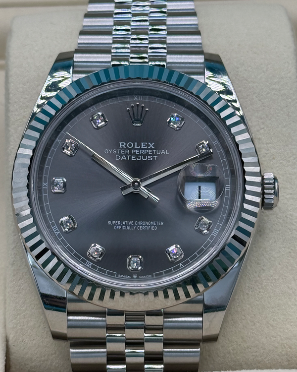 2026 Rolex Datejust 41MM Slate Dial Jubilee Bracelet (126334)
