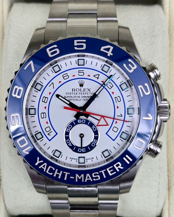 2015 Yacht-Master II 44MM White DIal Oyster Bracelet (116680)