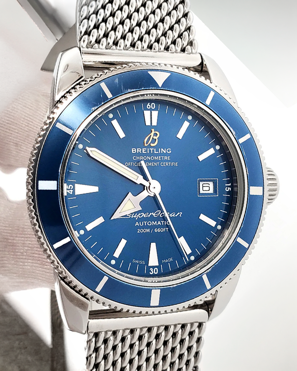 Breitling Superocean Heritage 42MM Blue Dial Steel Bracelet (A17321)