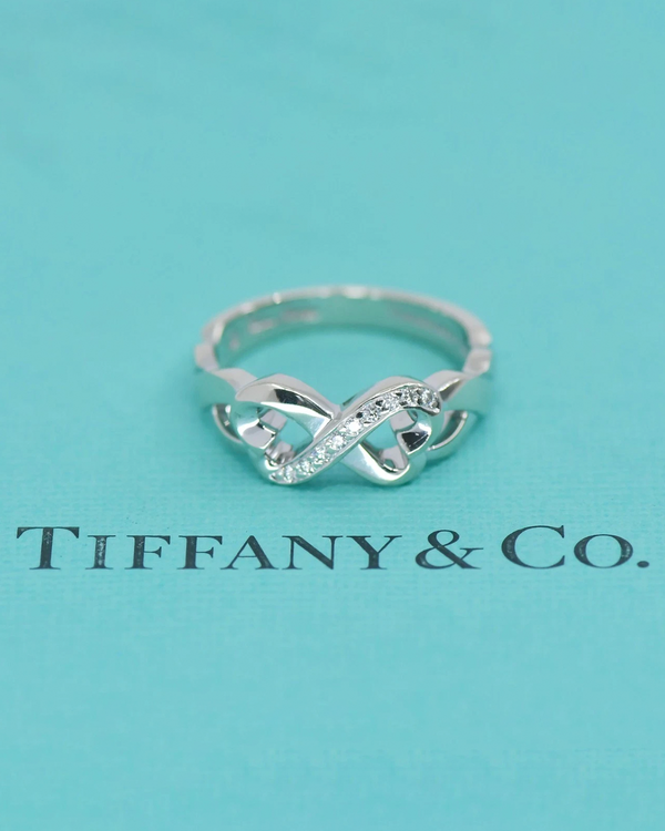 Tiffany Accessories Paloma Picasso Diamond 18k White Gold Ring Size 7 (Ring)