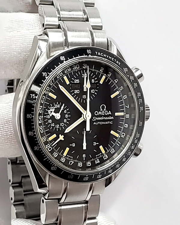Omega Speedmaster Day-Date 39MM Black Dial Steel Bracelet (3520.50.00)