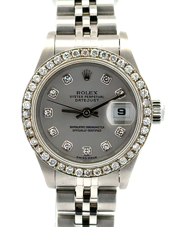 2002 Rolex Lady-Datejust 26MM Silver Dial Jubilee Bracelet (79174)