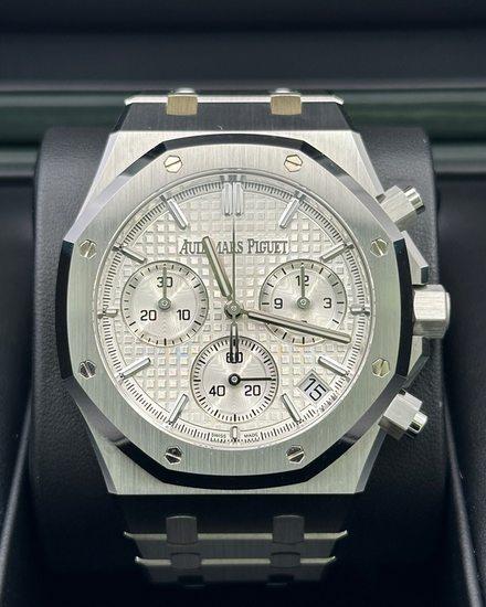 2024 Audemars Piguet Royal Oak Chronograph 41MM Silver Dial Steel Bracelet (26240ST.OO.1320ST.07)