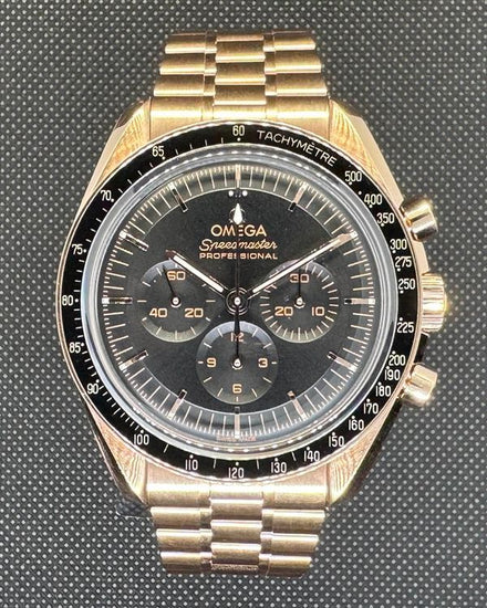 2024 Omega Speedmaster Professional Moonwatch 42MM Black Dial Rose Gold Bracelet (310.60.42.50.01.001)