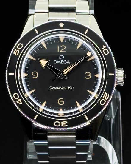 2022 Omega Seamaster 300 "Heritage" 41MM Black Dial Steel Bracelet (234.30.41.21.01.001)