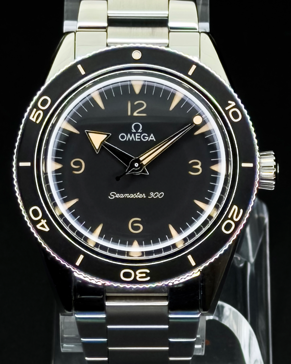 2022 Omega Seamaster 300 "Heritage" 41MM Black Dial Steel Bracelet (234.30.41.21.01.001)