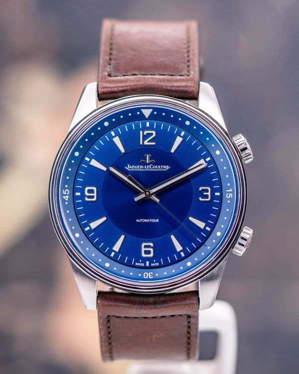 2021 Jaeger-LeCoultre Polaris 41MM Blue Dial Leather Strap (Q9008480)