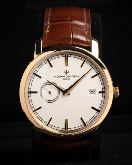 2018 Vacheron Constantin Traditionnelle 38MM Silver Dial Leather Strap (87172/000R-9302)