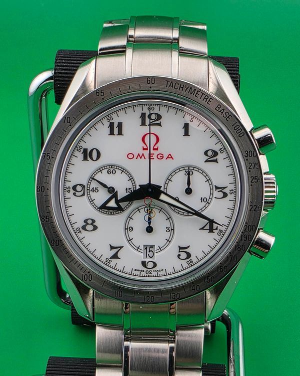Omega Speedmaster Broad Arrow "Olympic Games" 42MM White Dial Steel Bracelet (321.10.42.50.04.001)