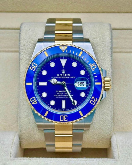 2025 Rolex Submariner Date "Bluesy" 41MM Blue Dial Two-Tone Oyster Bracelet (126613LB)