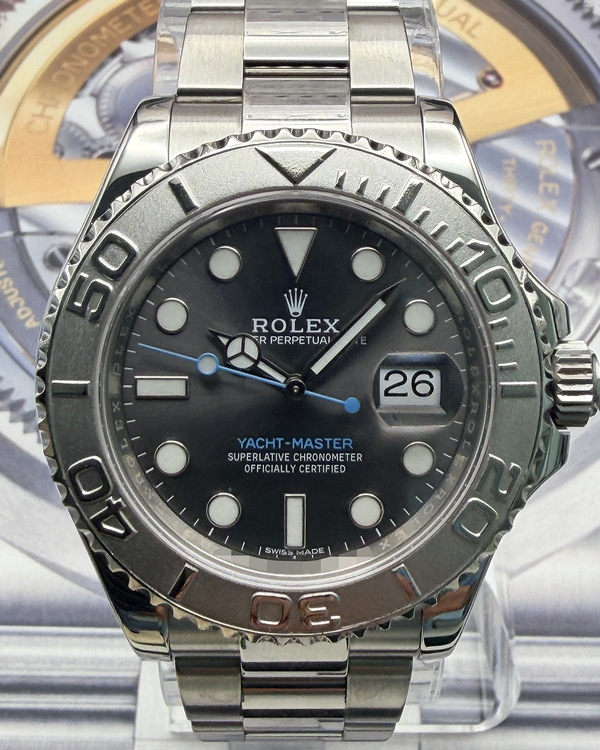2018 Rolex Yacht-Master 40MM Rhodium Dial Oyster Bracelet (116622)