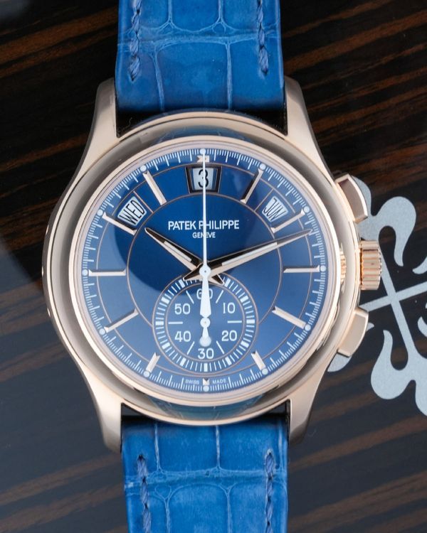 2025 Patek Philippe Annual Calendar 42MM Blue Dial Leather Strap (5905R-010)