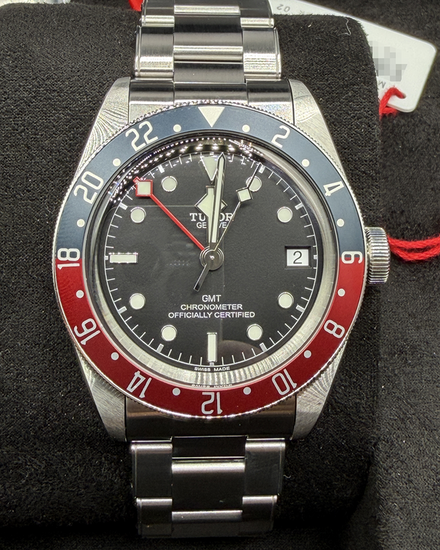 2025 Tudor Black Bay GMT "Pepsi" 41MM Black Dial Steel Bracelet (79830RB)