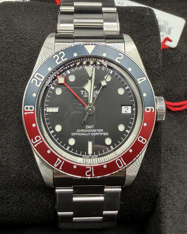 2025 Tudor Black Bay GMT "Pepsi" 41MM Black Dial Steel Bracelet (79830RB)