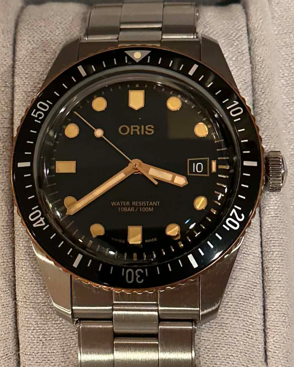 2022 Oris Divers Sixty-Five 42MM Black Dial Steel Bracelet (01 733 7720 4354-07 8 21 18)