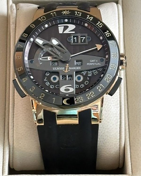 Ulysse Nardin El Toro 43mm Brown Dial Rubber Strap (322-00)