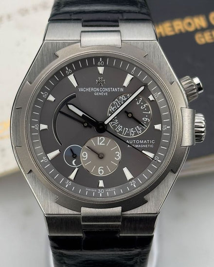 2016 Vacheron Constantin Overseas Dual Time 42MM Grey Dial Leaher Strap (47450/000W-9511)