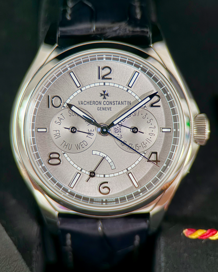 2020 Vacheron Constantin Fiftysix Day-Date 40MM Grey Dial Leather Strap (4400E/000A-B437)