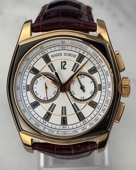 Roger Dubuis La Monegasque 44MM Silver Dial Leather Strap (RDDBMG0004)