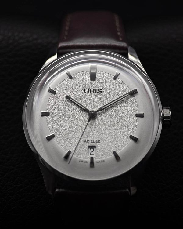 2026 Oris Artelier Date 38MM White DIal Leather Strap (01 733 7810 4051)