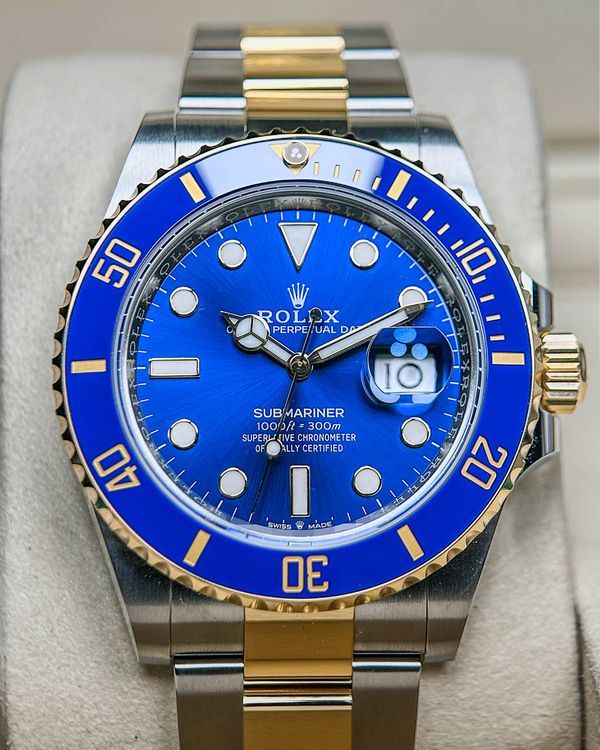 No Reserve - 2026 Rolex Submariner Date "Bluesy" 41MM Blue Dial Two-Tone Oyster Bracelet (126613LB)