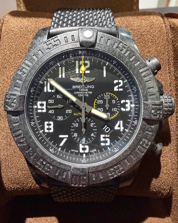 2017 Breitling Avenger Hurricane 50MM Black Dial Rubber Strap (XB0170E4/BF29)