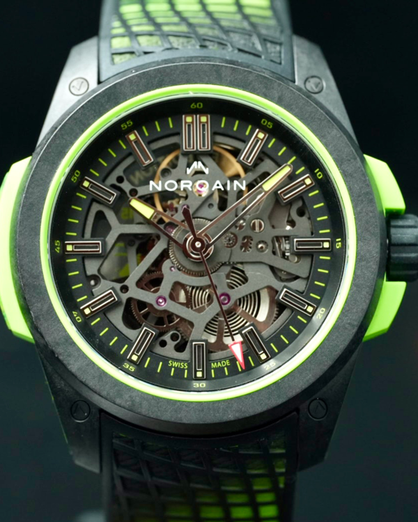 Norqain Wild One "Stan the Man" L.E. 42MM Skeleton Dial Rubber Strap (N3000.07Q25.B29)
