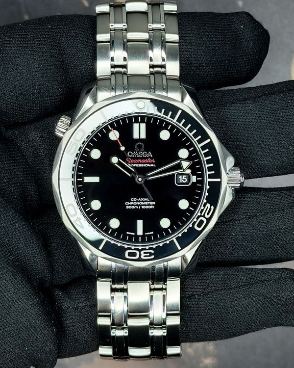 No Reserve - 2024 Omega Seamaster Diver 300M 41MM Black Dial Steel Bracelet (212.30.41.20.01.003)