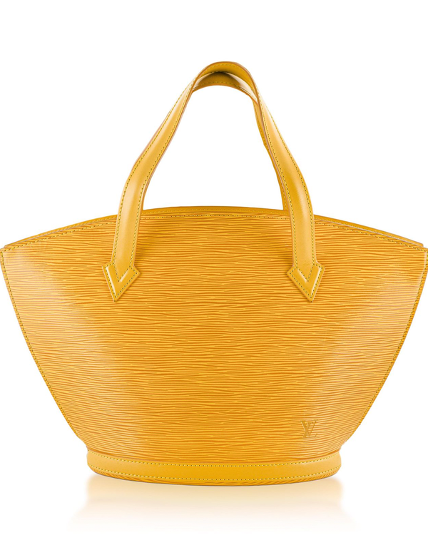 Louis Vuitton Saint-Jacques Epi Tote Bag 15 x 9.5x 4IN Leather Gold-Tone Hardware Double Leather Leather Strap (M52279)