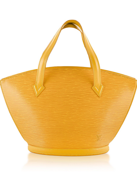 Louis Vuitton Saint-Jacques Epi Tote Bag 15 x 9.5x 4IN Leather Gold-Tone Hardware Double Leather Leather Strap (M52279)
