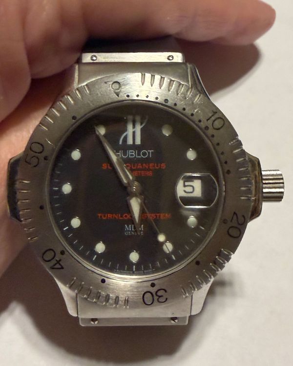 2008 Hublot Subaquaneus 42MM Black Dial Rubber Strap (1950.1)