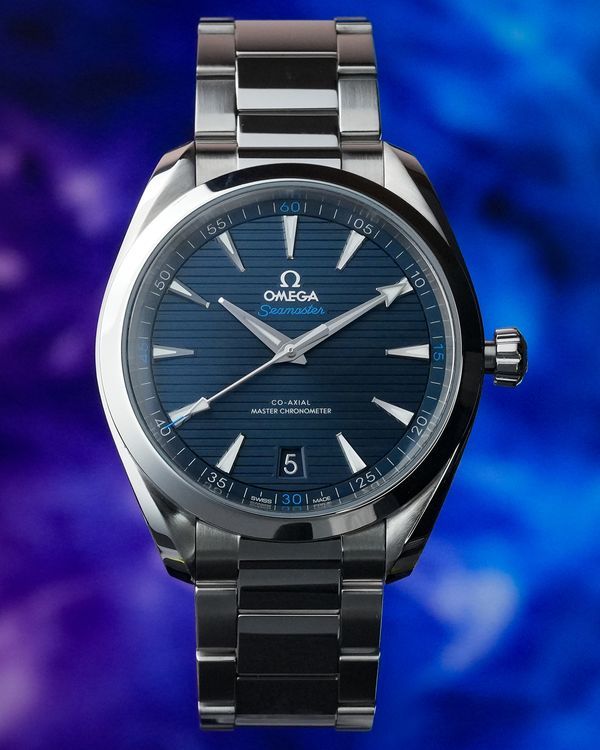 2022 Omega Seamaster Aqua Terra 41MM Blue Dial Steel Bracelet (220.10.41.21.03.001)