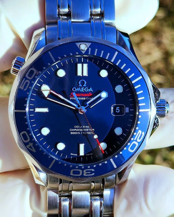 2018 Omega Seamaster Diver 300M 41MM Blue Dial Steel Bracelet (212.30.41.20.03.001)