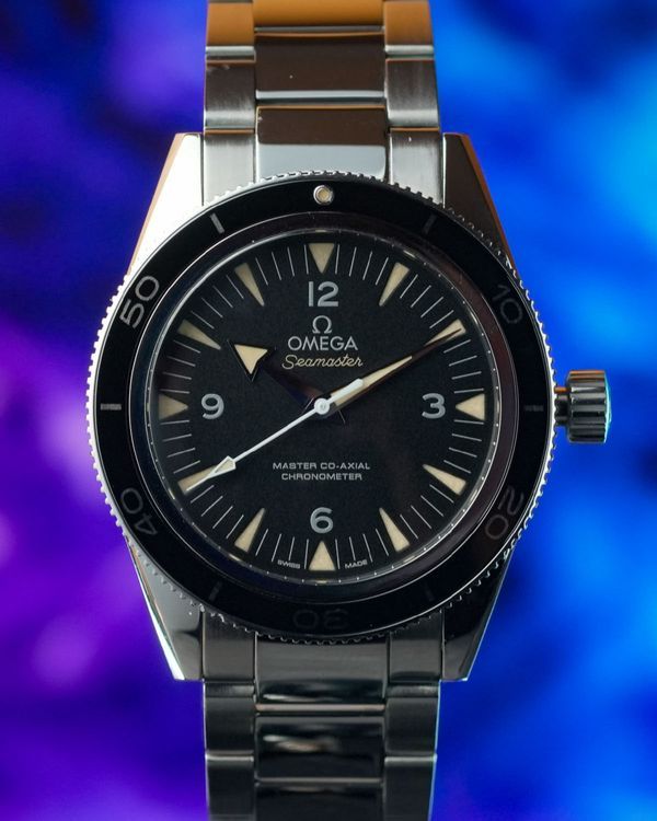 2015 Omega Seamaster 300 41MM Black Dial Steel Bracelet (233.30.41.21.01.001)