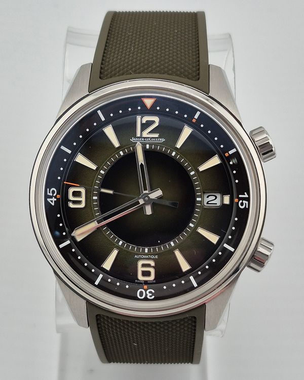 No Reserve - 2022 Jaeger-LeCoultre Polaris 42MM Green Dial Rubber Strap (Q906863J)