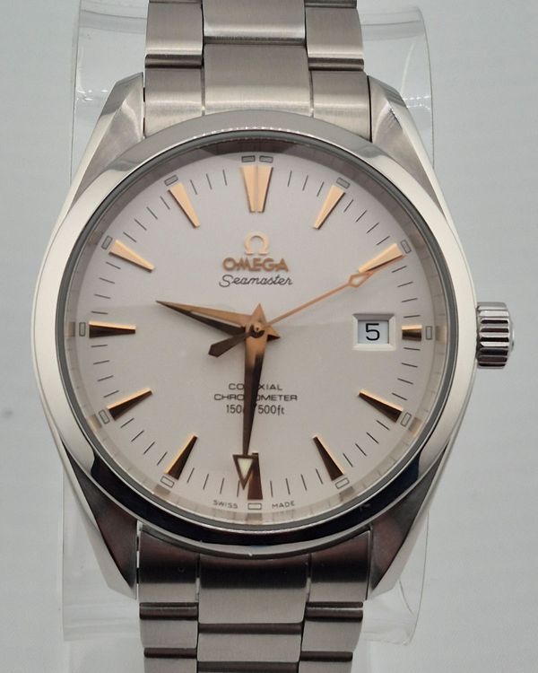 No Reserve - 2020 Omega Seamaster Aqua Terra 39.2MM White Dial Steel Bracelet (2503.34.00)